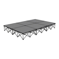 IntelliStage Lightweight 6x9 Portable Stage System 9x6, 6x9, 6 x 9, 54 square feet, small stage